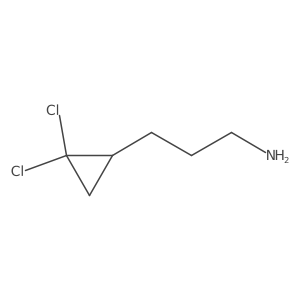 3-(2,2-Dichlorocyclopropyl)propan-1-amine结构式