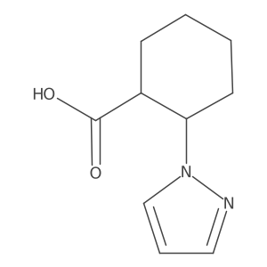 (1S,2R)-2-(1H-pyrazol-1-yl)cyclohexane-1-carboxylic acid Structure