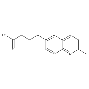 4-(2-Methylquinolin-6-yl)butanoic acid结构式