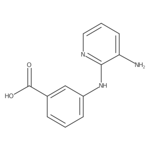 3-((3-Aminopyridin-2-yl)amino)benzoic acid结构式