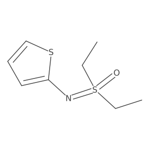Diethyl[(thiophen-2-yl)imino]-lambda6-sulfanone结构式