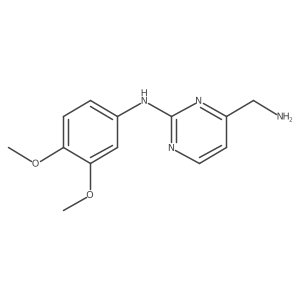 4-(aminomethyl)-N-(3,4-dimethoxyphenyl)pyrimidin-2-amine Structure