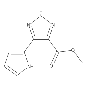 methyl 5-(1H-pyrrol-2-yl)-1H-1,2,3-triazole-4-carboxylate Structure