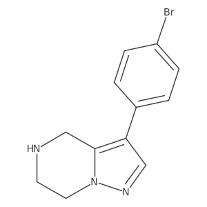 3-(4-bromophenyl)-4H,5H,6H,7H-pyrazolo[1,5-a]pyrazine Structure