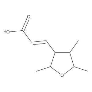 (2E)-3-(2,4,5-trimethyloxolan-3-yl)prop-2-enoic acid Structure