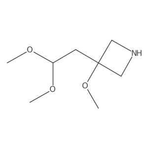 3-(2,2-Dimethoxyethyl)-3-methoxyazetidine结构式