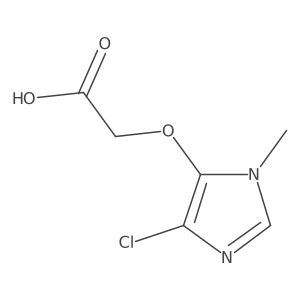 2-[(4-chloro-1-methyl-1H-imidazol-5-yl)oxy]acetic acid结构式