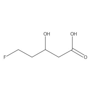 5-Fluoro-3-hydroxypentanoic acid Structure
