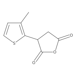 3-(3-Methylthiophen-2-yl)oxolane-2,5-dione Structure