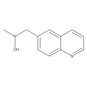 N-methyl-N-[(quinolin-6-yl)methyl]hydroxylamine Structure