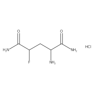 (2S,4R)-2-amino-4-fluoropentanediamide hydrochloride Structure