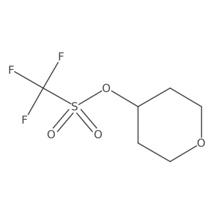 Tetrahydro-2H-pyran-4-yl trifluoromethanesulfonate Structure