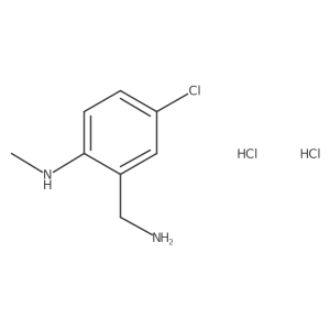 2-(aminomethyl)-4-chloro-N-methylaniline dihydrochloride结构式