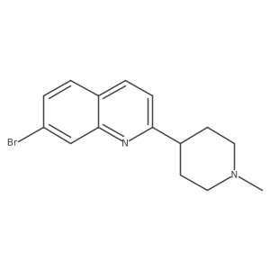 7-Bromo-2-(1-methyl-4-piperidinyl)quinoline Structure