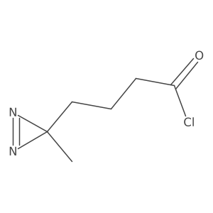 3-Methyl-3H-diazirine-3-butanoyl chloride结构式