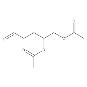 4,5-Diacetoxypentanal结构式