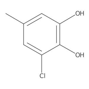 3-Chloro-5-methylbenzene-1,2-diol Structure