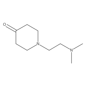 1-[2-(Dimethylamino)ethyl]piperidin-4-one结构式