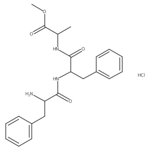 Methyl L-phenylalanyl-L-phenylalanyl-L-alaninate hydrochloride结构式