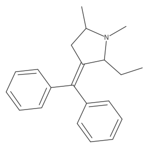 (2S,5R)-3-(Diphenylmethylidene)-2-ethyl-1,5-dimethylpyrrolidine结构式