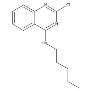 4-Quinazolinamine, 2-chloro-N-pentyl- Structure