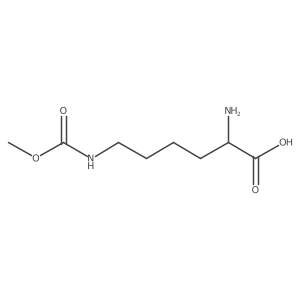 N6-(Methoxycarbonyl)-L-lysine结构式