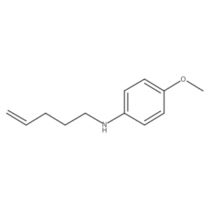 4-methoxy-N-pent-4-enylaniline Structure