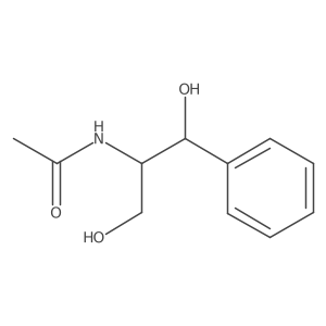 rel-N-[(1R,2R)-2-Hydroxy-1-(hydroxymethyl)-2-phenylethyl]acetamide结构式