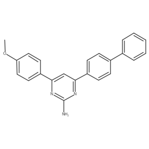 4-([1,1'-Biphenyl]-4-yl)-6-(4-methoxyphenyl)pyrimidin-2-amine结构式