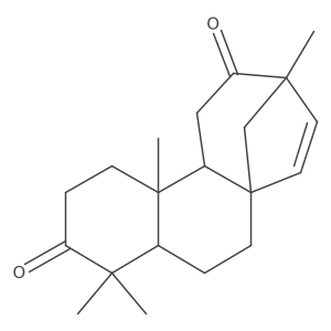 17-Norkaur-15-ene-3,12-dione, 13-methyl-, (8I(2),13I(2))- Structure