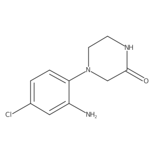 4-(2-Amino-4-chlorophenyl)piperazin-2-one Structure