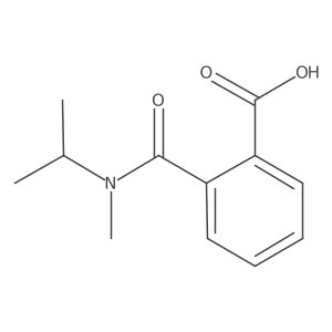 2-[[Methyl(1-methylethyl)amino]carbonyl]benzoic acid Structure