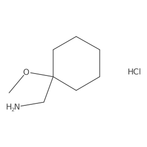 (1-Methoxycyclohexyl)methanamine hydrochloride结构式