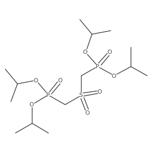 Tetraisopropyl (sulfonylbis(methylene))bis(phosphonate)结构式