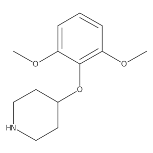 4-(2,6-Dimethoxyphenoxy)piperidine Structure