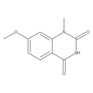 7-Methoxy-1-methyl-2,4(1H,3H)-quinazolinedione结构式