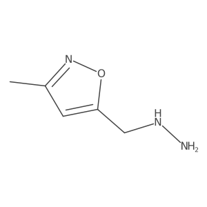 5-(Hydrazinylmethyl)-3-methylisoxazole Structure