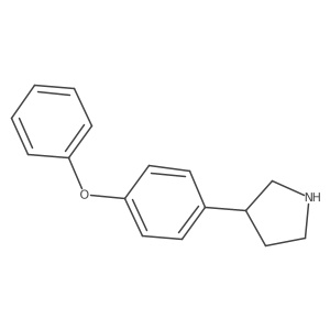 3-(4-Phenoxyphenyl)pyrrolidine Structure