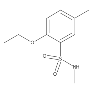 [(2-Ethoxy-5-methylphenyl)sulfonyl]methylamine Structure