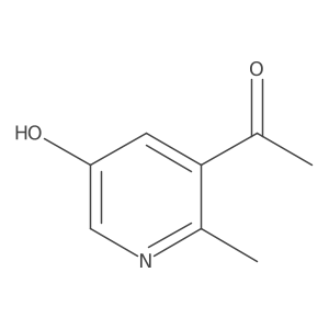 1-(5-Hydroxy-2-methylpyridin-3-yl)ethanone Structure