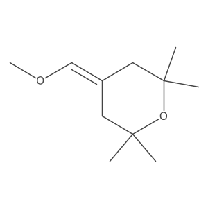 4-(methoxymethylene)-2,2,6,6-tetramethyltetrahydro-2H-pyran Structure