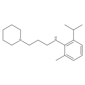 N-[2-Methyl-6-(1-methylethyl)phenyl]-1-piperidinepropanamine Structure