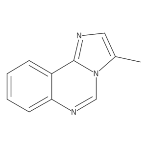 3-Methylimidazo[1,2-c]quinazoline结构式