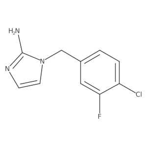 1-(4-Chloro-3-fluorobenzyl)-1h-imidazol-2-amine Structure