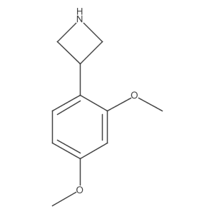 3-(2,4-Dimethoxyphenyl)azetidine Structure