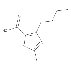 4-Butyl-2-methyl-1,3-thiazole-5-carboxylic acid结构式
