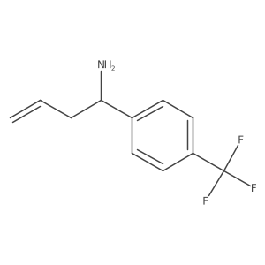 (R)-1-[4-(trifluoromethyl)phenyl]but-3-enylamine Structure