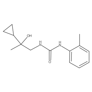1-(2-Cyclopropyl-2-hydroxypropyl)-3-(o-tolyl)urea Structure