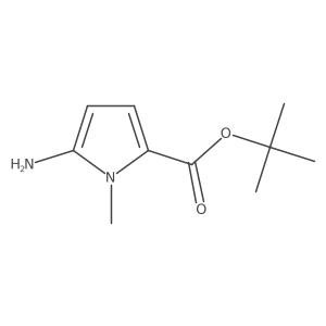 tert-Butyl 5-amino-1-methyl-1H-pyrrole-2-carboxylate Structure