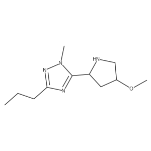 5-(4-Methoxypyrrolidin-2-yl)-1-methyl-3-propyl-1h-1,2,4-triazole结构式